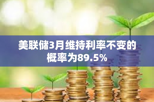 美聯(lián)儲3月維持利率不變的概率為89.5%