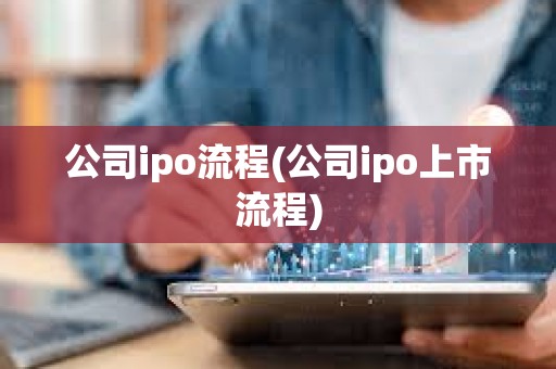公司ipo流程(公司ipo上市流程)