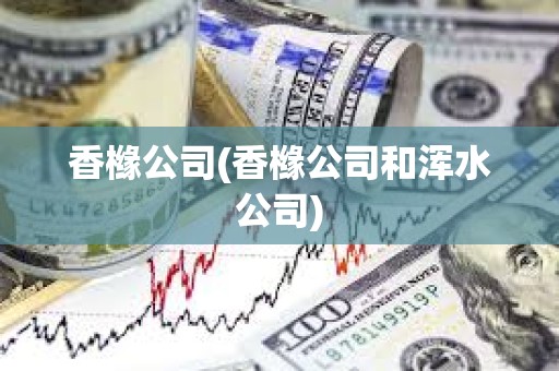 香櫞公司(香櫞公司和渾水公司)