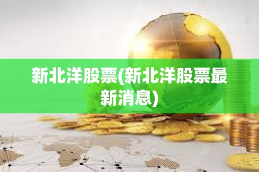 新北洋股票(新北洋股票最新消息)