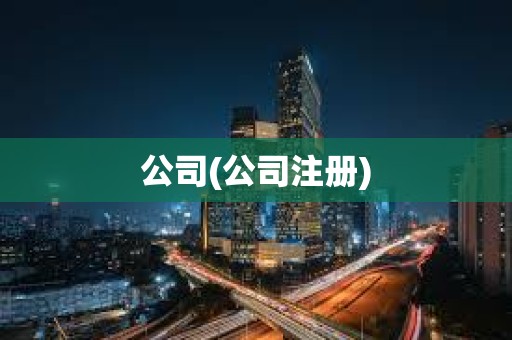 公司(公司注冊)
