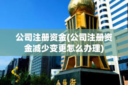 公司注冊資金(公司注冊資金減少變更怎么辦理)