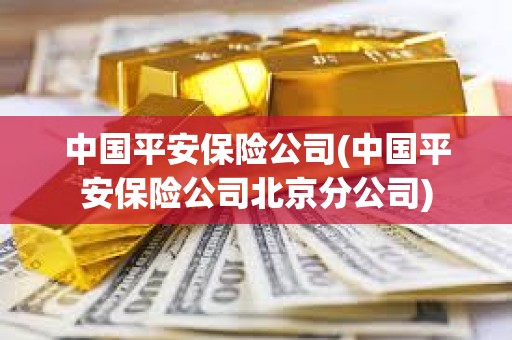 中國平安保險公司(中國平安保險公司北京分公司)