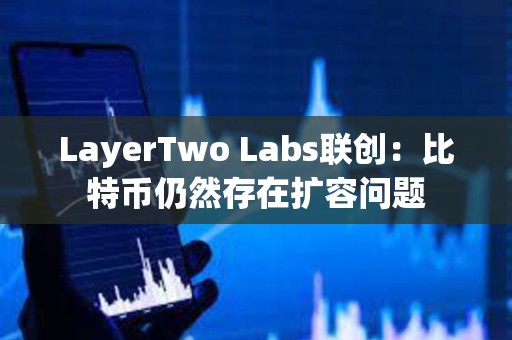 LayerTwo Labs聯創：比特幣仍然存在擴容問題