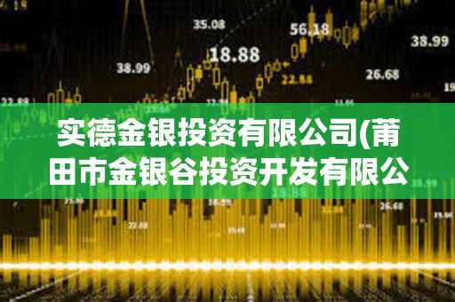 實德金銀投資有限公司(莆田市金銀谷投資開發有限公司)