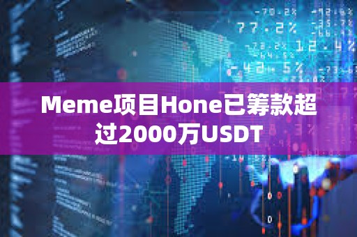 Meme項目Hone已籌款超過2000萬USDT
