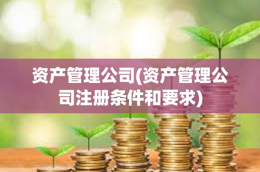 資產管理公司(資產管理公司注冊條件和要求)