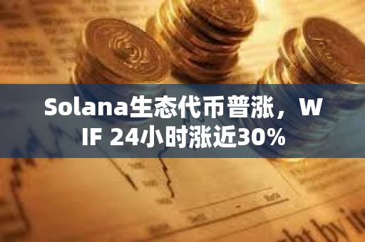 Solana生態(tài)代幣普漲，WIF 24小時(shí)漲近30%