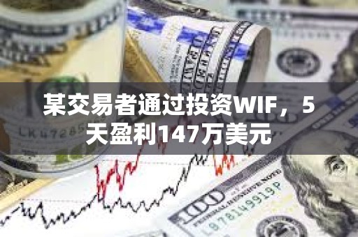 某交易者通過投資WIF，5天盈利147萬美元