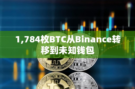 1,784枚BTC從Binance轉移到未知錢包