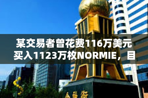 某交易者曾花費(fèi)116萬(wàn)美元買(mǎi)入1123萬(wàn)枚NORMIE，目前價(jià)值不到150美元