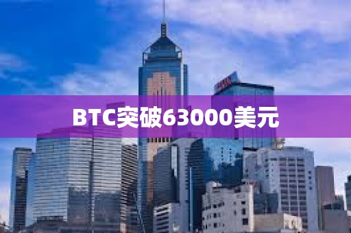 BTC突破63000美元