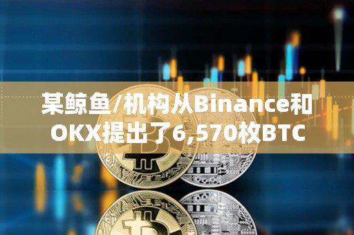 某鯨魚/機構從Binance和OKX提出了6,570枚BTC