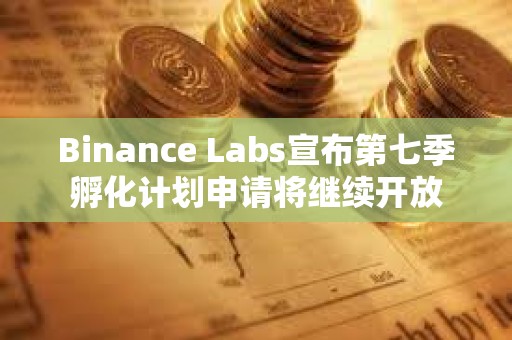 Binance Labs宣布第七季孵化計劃申請將繼續(xù)開放
