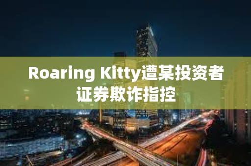 Roaring Kitty遭某投資者證券欺詐指控