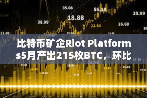 比特幣礦企Riot Platforms5月產(chǎn)出215枚BTC，環(huán)比減少43%