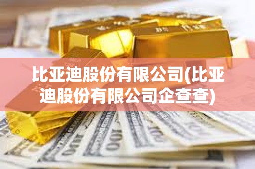 比亞迪股份有限公司(比亞迪股份有限公司企查查)