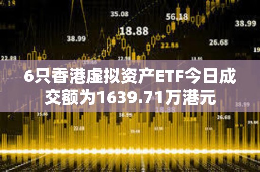 6只香港虛擬資產(chǎn)ETF今日成交額為1639.71萬港元