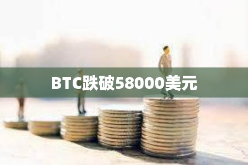BTC跌破58000美元