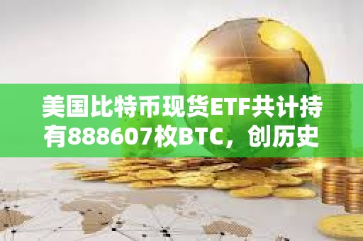 美國比特幣現(xiàn)貨ETF共計(jì)持有888607枚BTC，創(chuàng)歷史新高