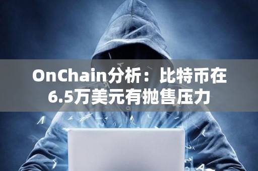 OnChain分析：比特幣在6.5萬美元有拋售壓力