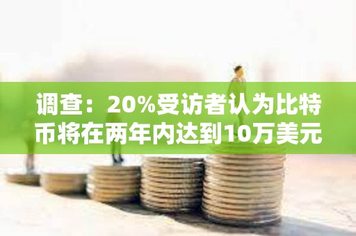 調查：20%受訪者認為比特幣將在兩年內達到10萬美元