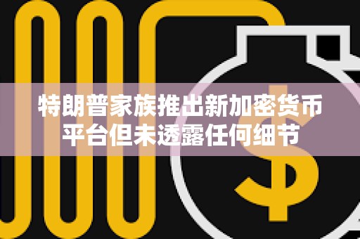 特朗普家族推出新加密貨幣平臺(tái)但未透露任何細(xì)節(jié)