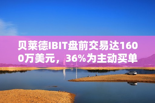 貝萊德IBIT盤前交易達1600萬美元，36%為主動買單