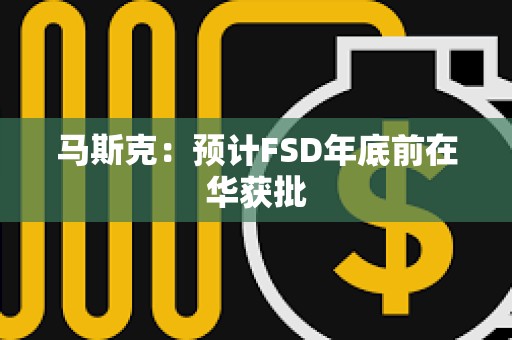 馬斯克：預(yù)計(jì)FSD年底前在華獲批