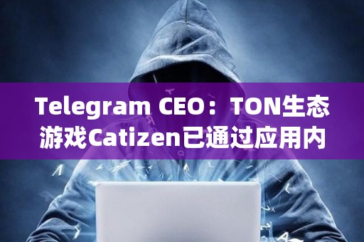 Telegram CEO：TON生態(tài)游戲Catizen已通過應(yīng)用內(nèi)購買“賺取”1600萬美元
