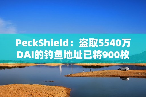 PeckShield：盜取5540萬(wàn)DAI的釣魚(yú)地址已將900枚ETH轉(zhuǎn)移到Tornado cash