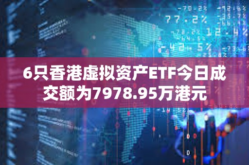 6只香港虛擬資產(chǎn)ETF今日成交額為7978.95萬(wàn)港元