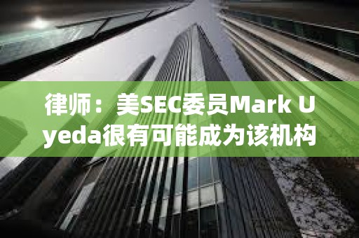 律師：美SEC委員Mark Uyeda很有可能成為該機構的下一任主席