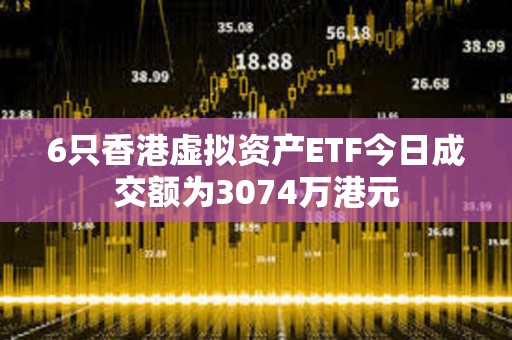 6只香港虛擬資產(chǎn)ETF今日成交額為3074萬(wàn)港元 6只香港虛擬資產(chǎn)ETF今日成交額為3074萬(wàn)港元