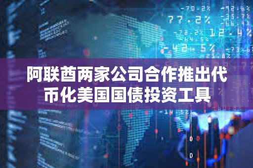 阿聯(lián)酋兩家公司合作推出代幣化美國國債投資工具