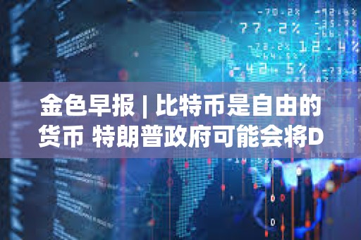 金色早報(bào) | 比特幣是自由的貨幣 特朗普政府可能會(huì)將DeFi從小眾推向主流