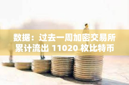 數據：過去一周加密交易所累計流出 11020 枚比特幣