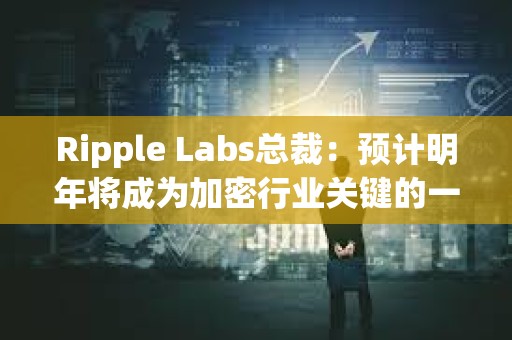Ripple Labs總裁：預計明年將成為加密行業關鍵的一年