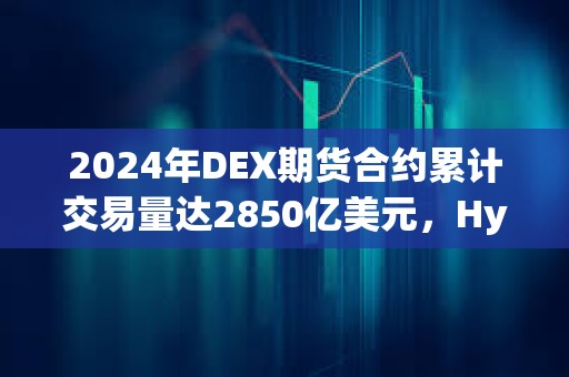 2024年DEX期貨合約累計交易量達2850億美元，Hyperliquid占比78.8%