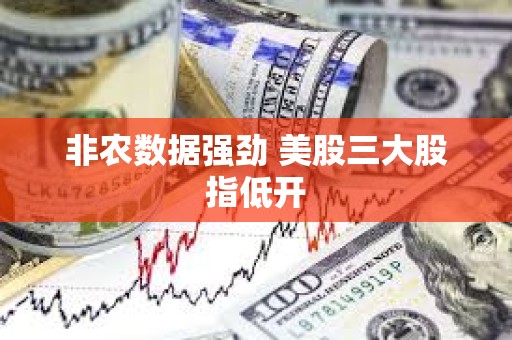 非農數據強勁 美股三大股指低開