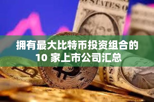 擁有最大比特幣投資組合的 10 家上市公司匯總