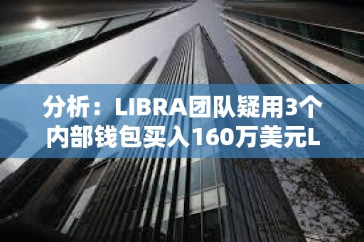 分析：LIBRA團(tuán)隊(duì)疑用3個(gè)內(nèi)部錢包買入160萬美元LIBRA，獲利665萬美元