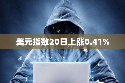 美元指數20日上漲0.41%