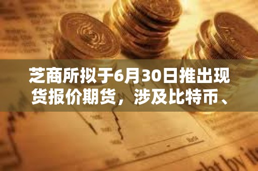 芝商所擬于6月30日推出現貨報價期貨，涉及比特幣、以太坊以及四大美國股指