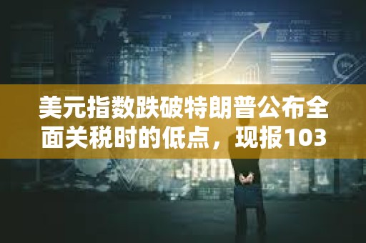 美元指數跌破特朗普公布全面關稅時的低點，現報103.24
