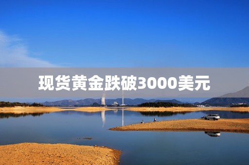 現(xiàn)貨黃金跌破3000美元