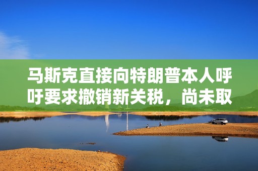 馬斯克直接向特朗普本人呼吁要求撤銷新關稅，尚未取得成效