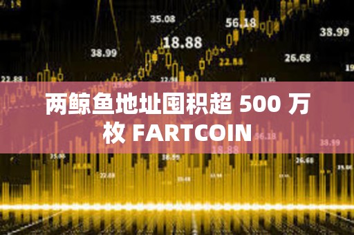 兩鯨魚地址囤積超 500 萬枚 FARTCOIN
