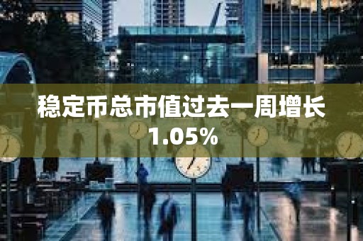 穩定幣總市值過去一周增長1.05%