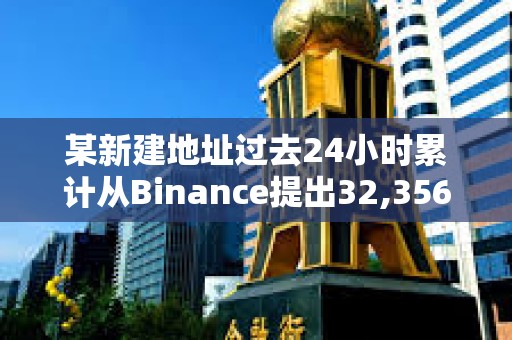 某新建地址過去24小時累計從Binance提出32,356枚ETH